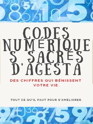 cover image of CODES NUMÉRIQUES SACRÉS D'AGESTA